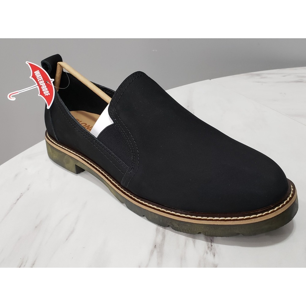 NEW NO BOX SIZE 11 BLACK Blondo Phoebe Slip On Loafers Shoes Nubuck Waterproof